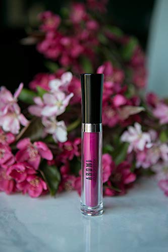 Aromi Liquid Lipstick -Matte Finish | Vegan & Cruelty-Free, Lightweight, Waterproof, Bright Pink, Purple Lipstick | (Forbidden Fuchsia) #TOP1