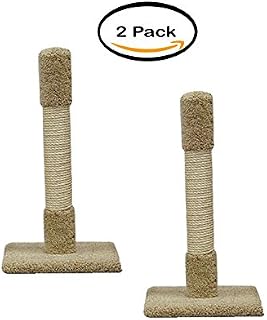 PACK OF 2 - 30" Multi-Material Cat Scratching Post (Colors May Vary)