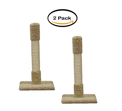 PACK OF 2 - 30" Multi-Material Cat Scratching Post (Colors May Vary)