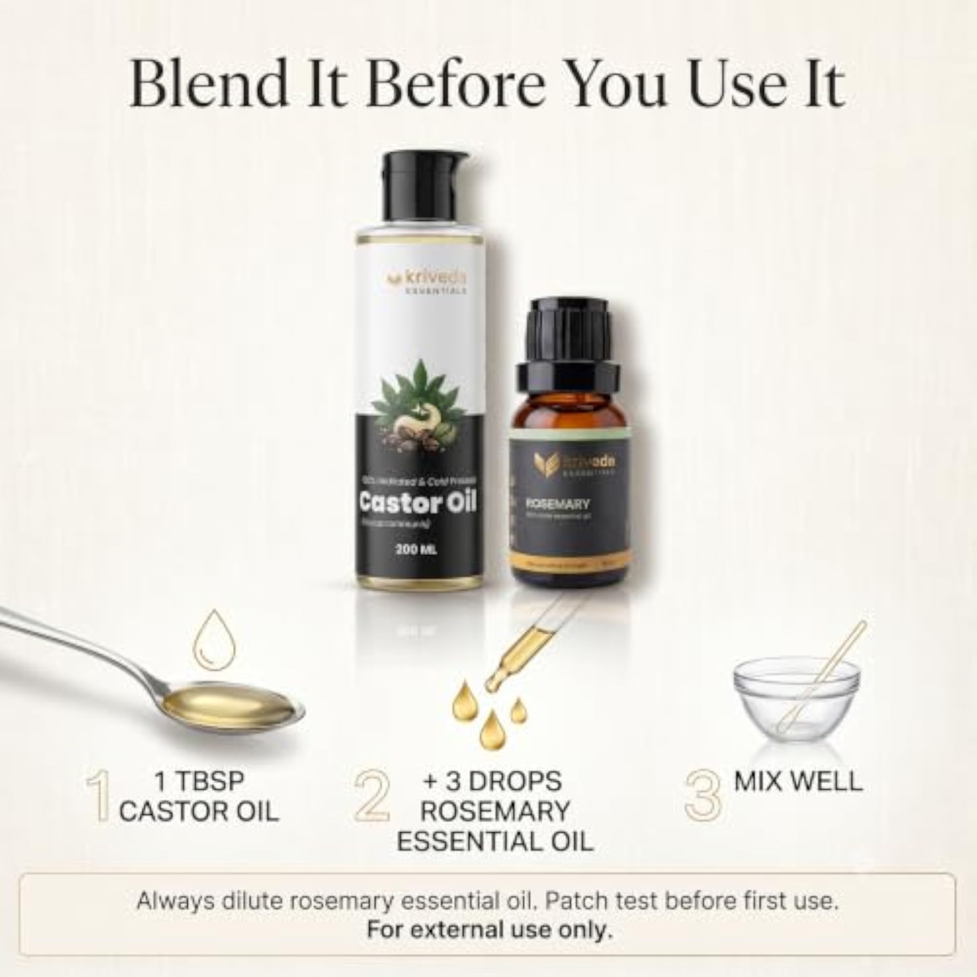 Castor & Rosemary Essential Hair Growth Combo