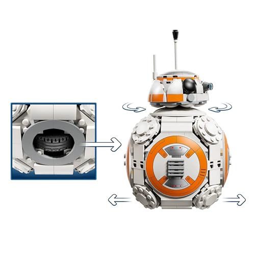 Image of LEGO Star Wars BB-8 Astromech Droid - Collectible Building Toy for Dynamic Display - 75452