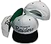 Los Angeles Raiders White/Black Two Tone Plastic Snapback Adjustable Plastic Snap Back Hat / Cap