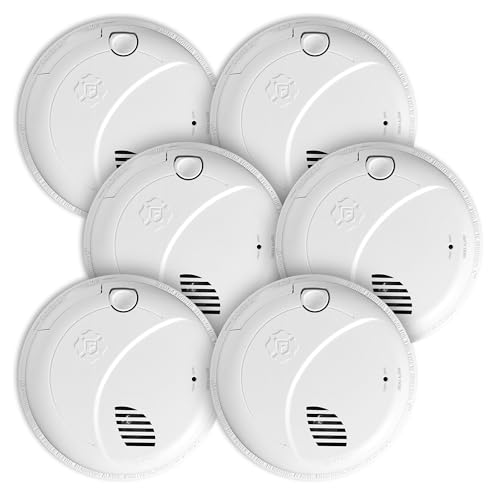 First Alert Interconnect Hardwire Smoke Alarm with Battery Backup &