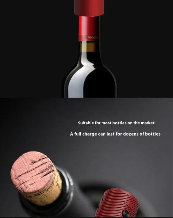 Portable Electric Corkscrew, Rechargeable Automatic Wine Bottle Opener