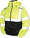 TINGLEY Bomber II Hooded Jacket, Fluorescent Yellow/Green/Black, Medium