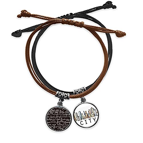 Bracelet cuir Sidi formules mathématiques aux finitions soignées et durables