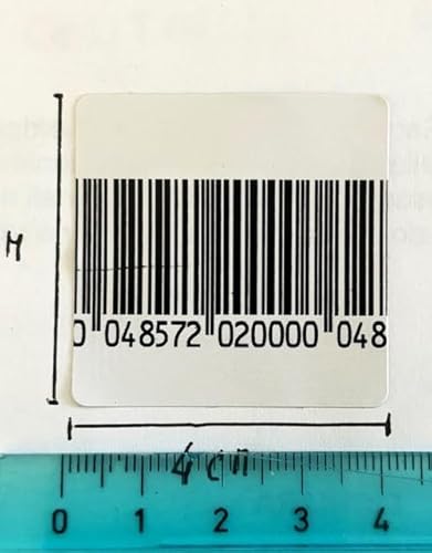 Etiketten zur Diebstahlsicherung RF für Checkpoint, 4 x 4 cm, 10.000 Stück