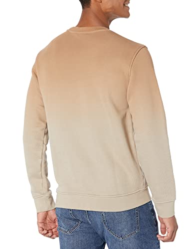 GUESS Men's Brun Ombre Logo Sweatshirt2