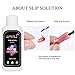 Magic skin 45ml Anti-stick Poly Gel Nail Liquid Slip Solution + Brush + Glass Cup For Nail Builder Gel Nail DIY Extension Tool