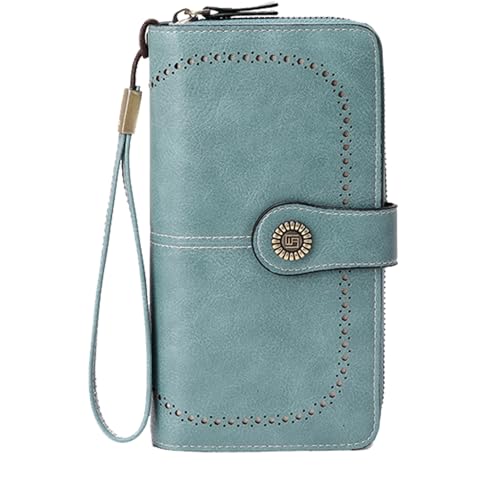 Womens Wallet Leather Bifold Rfid Blocking Wallet2