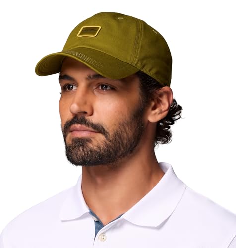 Image of Columbia Unisex Provisions Ball Cap, Lemon Wash /Mountain Landscape