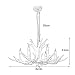 Antlers vintage Style resina 6 candelabros de luz, lámparas de asta de...