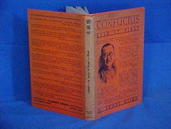 Hardcover Confucius Said It First Signed Edition [Unknown] Book