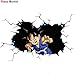 RJGOPL Adesivo per Auto Goten q36   3D Dragon Ball z Super   Sticker Drago Super Decal Adesivi per Auto Larghezza 30 cm q36 Goten
