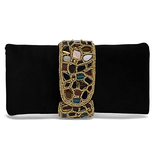 Image of Aheli Clutch Purses Gift for Women Handmade Evening Sling Handbag Stylish Bridal Fashion Bag