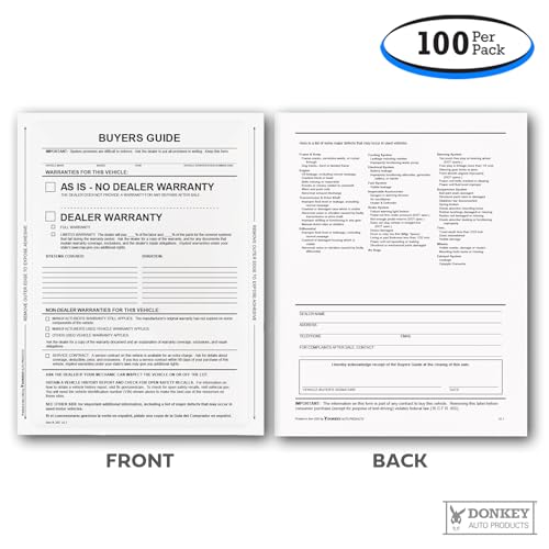 Autocollant acheteurs guide haute adhérence Form 1985 P/A version comme c'est