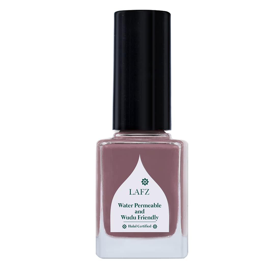 Lafz Breathable Nail Polish, Rich Glossy Finish, Halal Certified & Wudu Friendly, No Animal Ingredients, Single Coat Application, Made in Europe, 11ml (Evening Sand)