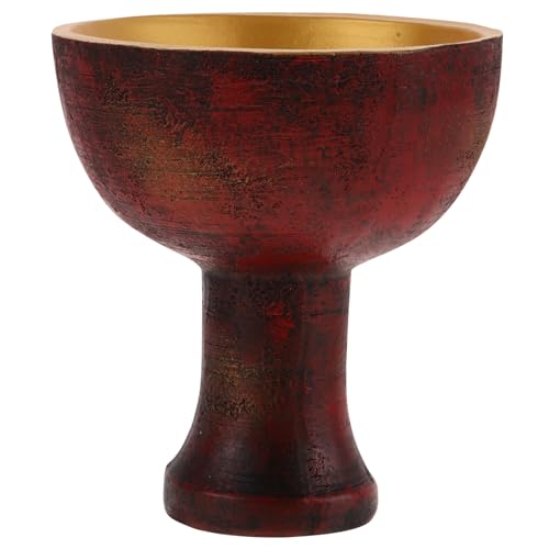 Housoutil 1 Pc Artisanat De Calice Du Christ Gobelet Coupe Calice Coupe Sacrée Décorative Bau Cua Décor D'or Coupe Sacrée Vintage Décor Vintage Halloween Résine Jésus Récompense Travail