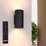 Ledvion – LED Wandleuchte USB Aufladbar mit Fernbedienung, Schwarz...
