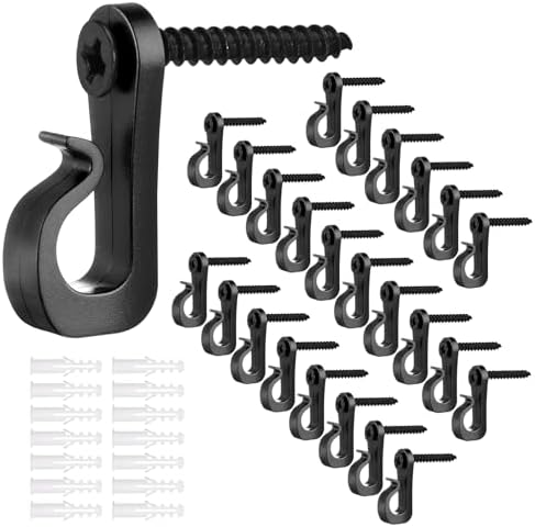 30pcs String Light Hooks Durable Anti-Rust Waterproof Light Hooks for ...
