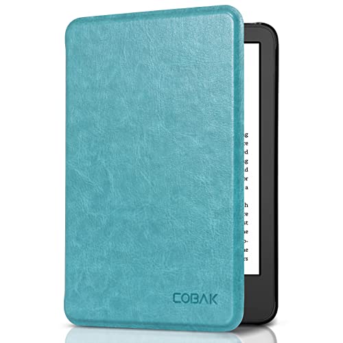 CoBak Funda Compatible con 6" Nuevo Kindle (11ª Generación 2022), Carcasa Ligera Cubierta con Auto Activación/Reposo para Kindle 2022 11ª Generación e-Reader, Verde Cover