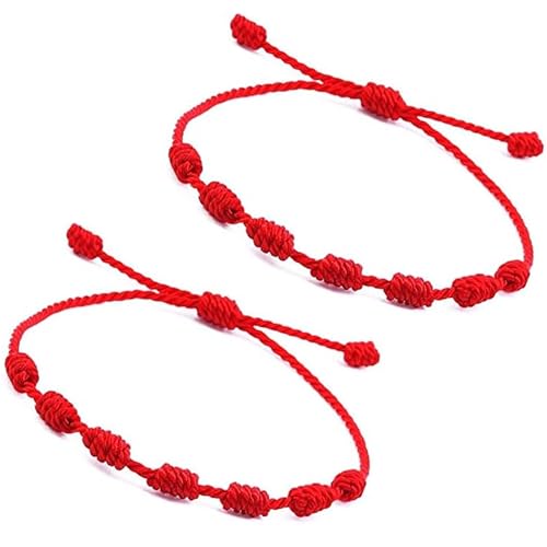 【Pacchetto Incluso】: Riceverai 2 pezzi di braccialetti in corda rossa Kabbalah, semplici e alla moda. La quantità è sufficiente per l'uso quotidiano e la condivisione. Il braccialetto di corda rossa ha un significato profondo ed esprime il desiderio delle persone di scacciare la sfortuna e portare fortuna.