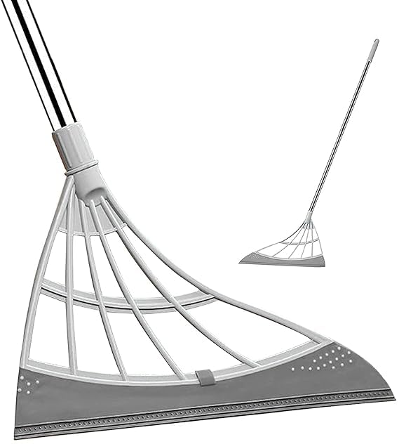 PH BROTHERWiper Multifunction Magic Broom, 2-in-1 Universal Wiping Sweeper Silicone Broom with Scraper, Bathroom Wiper Broom is Used for Tiles, Glass, Wiper, Hardwood Floor((Multi-Color,Pack of 1).-picture-17