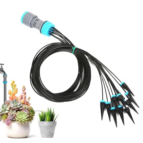 Sistema di irrigazione per serre - matrice di micro gocce, distribuzione controllata dello spruzzo, struttura coerente di umidificazione del terreno, attrezzature per la cura delle piante facili da