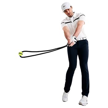 飛距離ロープ ゴルフグリップ型、ゴルフスイング練習機、飛距離を伸ばす魔法のロープ Amazon | [ROOKIE ROOKIE] 飛距離ロープ ゴルフグリップ型