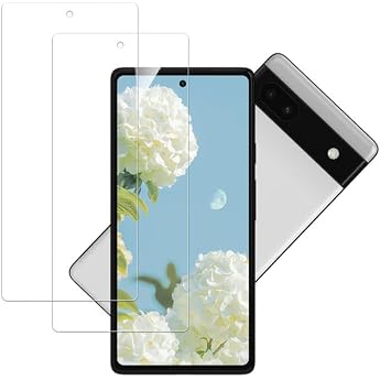 Screen Protector for Google Pixel 6a Pixel 6a Tempered Glass for Sensitive Touch Pixel 6a Film 9H Scratch-Resistant Ultra HD Google Pixel 6a 5G Screen Protector Pack of 2