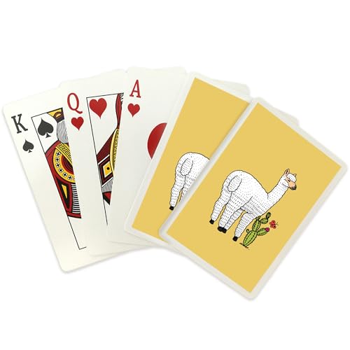 Naipes de Poker Lantern Press Alpaca y Cactus miniatura 2