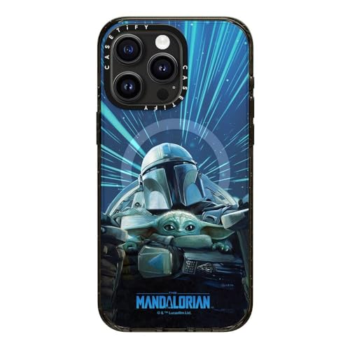 Coque iPhone 15 Pro Max CASETiFY Mandalorian compatible MagSafe noir transparent - 4