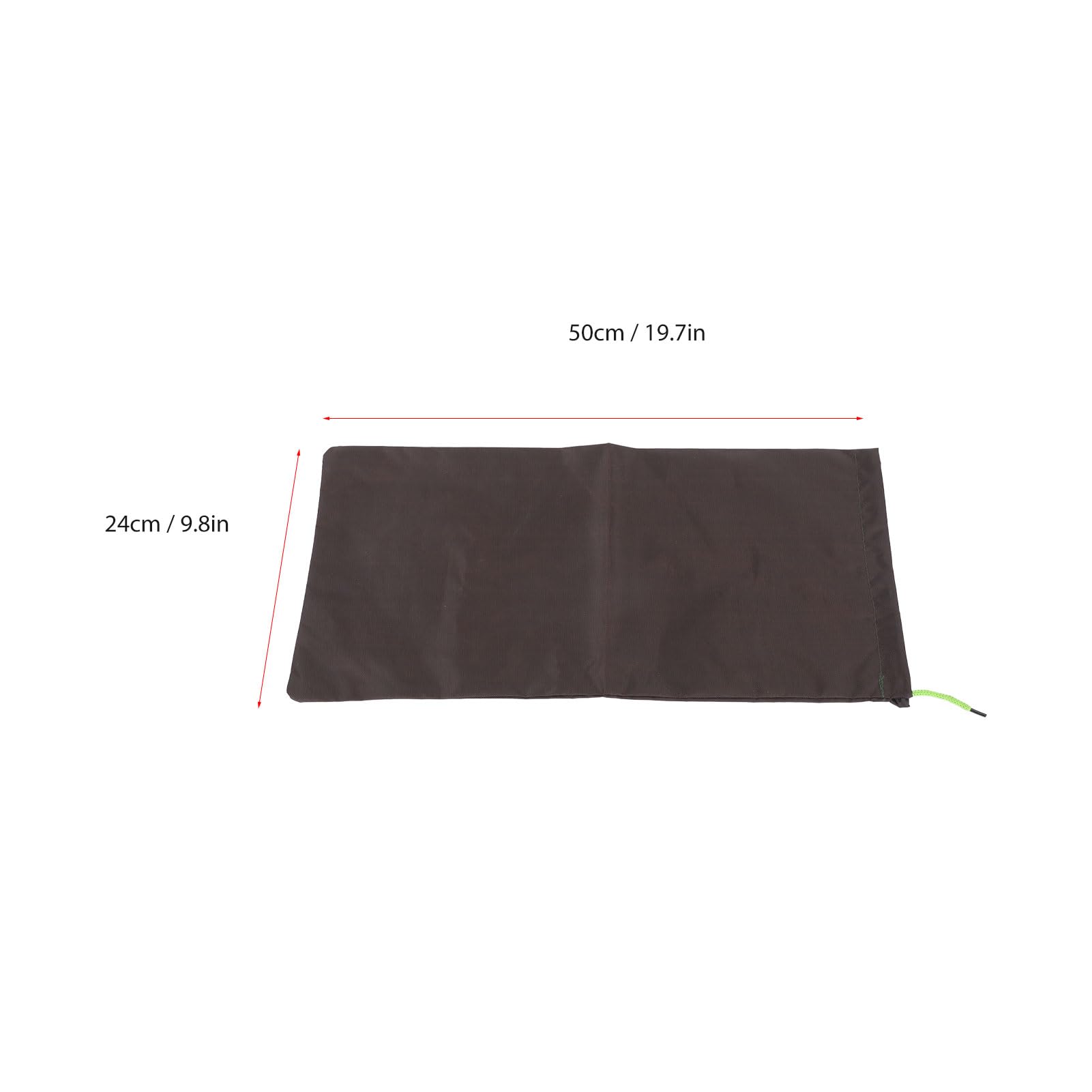 Tyenaza 10 Piezas 25 x 50 CM Barreras de inundación, Sacos de Arena contra Inundaciones, Bolsas de Arena Sin Arena con Cordón, Bolsas de Arena Reutilizables, para Garajes, Casas, Sótanos(Marrón)