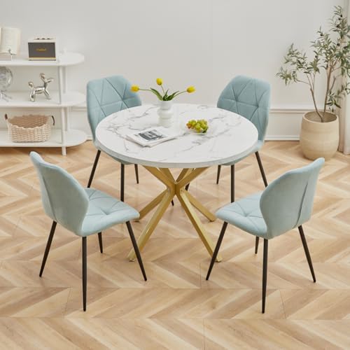 GrandCA HOME Set Tavolo e Sedie da Pranzo, Tavolo da