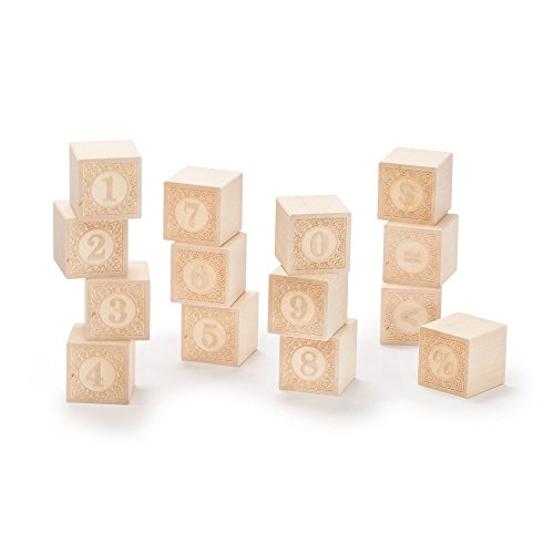 Uncle Goose Alphablanks Numbers Blocks - Made in The USA