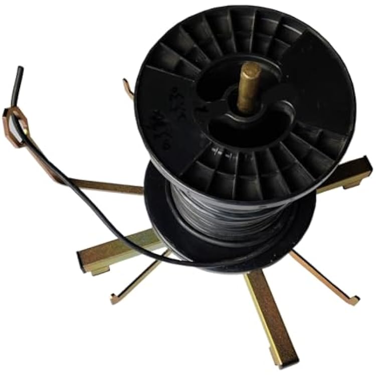 Folding wire spool rack, Floor or Stud Mounted ,new cable dispenser, Electricians tools suitable for Romex wires