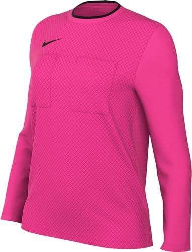 Nike W NK DF Ref II JSY Ls Haut à Manches Longues, Hyper Pink/Black, L Femme Nike W NK DF Ref II JSY Ls Haut à Manches Longues, Hyper Pink/Black, L Femme