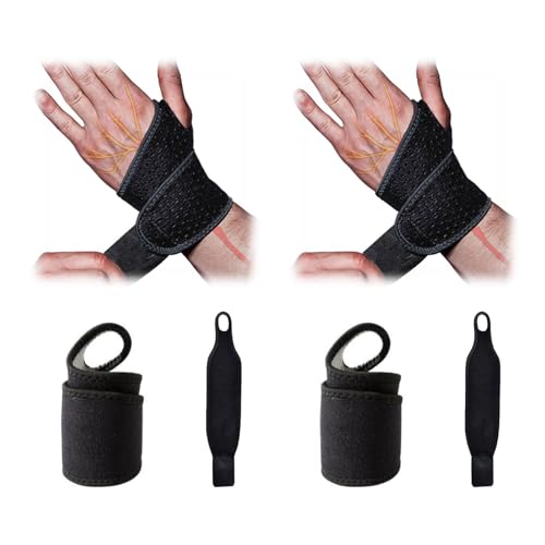 Badge-Law Pack de 2 Muñequeras Estabilizadoras para Pulgar - Férula para Rizartrosis Válida para las Dos Manos - Solución para la Tendinitis Inmovilizadora