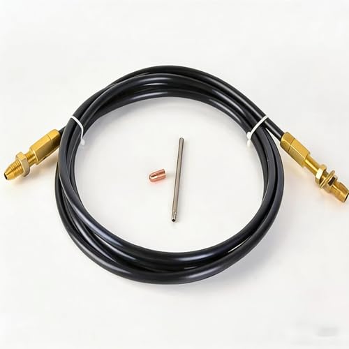 Laser Welding Single Wire Feeding Pipe CHAOQIANG Laser Welding Single Feed Pipe Tube Graphite Aluminum Wire Feed Hose for SUP Handheld Laser Welding Head (23S/T, 08-16mm -5M)