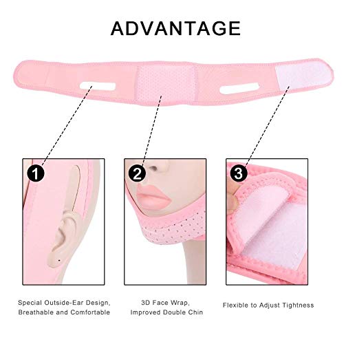 Face Lifting Slimming Belt, Doublechin Reducer, Facial Intense Lifting, Reduce Weight Slimming Belt, Skin Care Chin Lifting Firming Strap