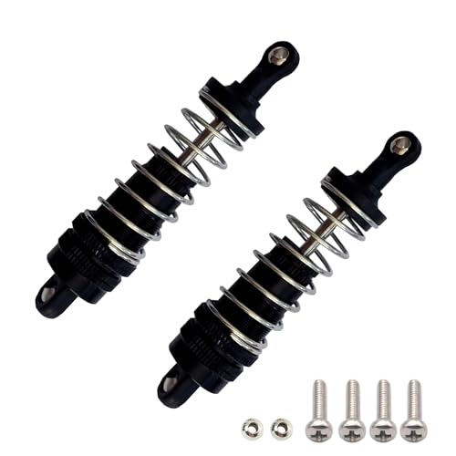 2-Pack RC Auto Stoßdämpfer Metall Dämpfung Dämpfer Kompatibel mit WLtoys 144001 1/14 Scale RC Auto Buggy Upgrade Teile 2-Pack RC Auto Stoßdämpfer Metall Dämpfung Dämpfer Kompatibel mit WLtoys 144001 1/14 Scale RC Auto Buggy Upgrade Teile