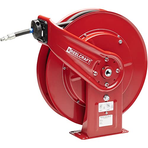Reelcraft PW7650 OHP Pressure Wash Spring Retractable Hose Reel, 3/8
