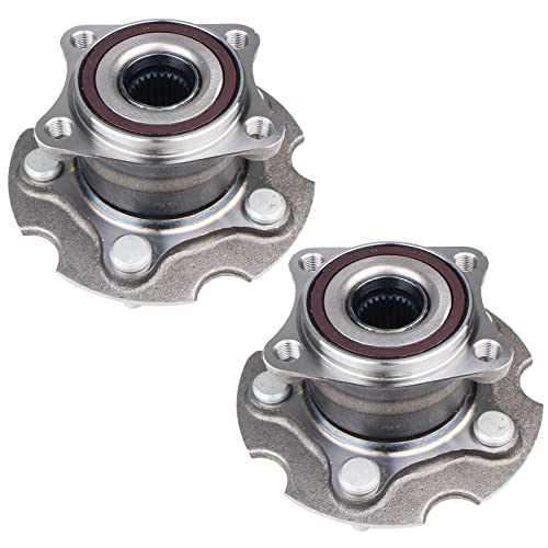 Autoround 512374 2-Pack 4WD/AWD Rear Wheel Bearing and Hub Assembly Compatible with Toyota RAV4 2006-2018, Lexus NX200t NX300 NX300h 2015-2019 5 Lug