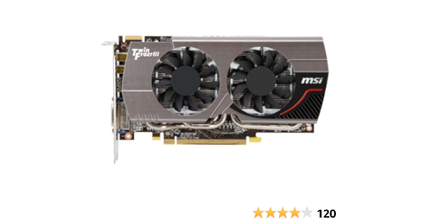 MSI ATI Radeon HD 7850 Twin Frozr 2GD5/OC - Scheda video (PCI-e, 2GB, memoria GDDR5, DVI, HDMI, DisplayPort, 1 GPU)