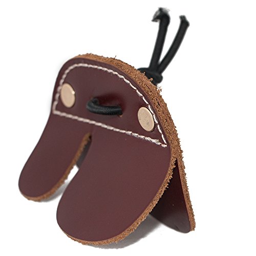 Irq Cowhide Leather Archery Finger Tab For Archery, Traditional Style Archery Tab Finger Protector, Handmade Archery Tabs For Hunting & Target Practice #TOP2