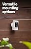 Ring Outdoor Cam (Stick Up Cam), Weather-resistant home or business security camera, outdoor ready, Live View, Color Night Vision, Two-Way Talk, motion alerts, Works with Alexa, White