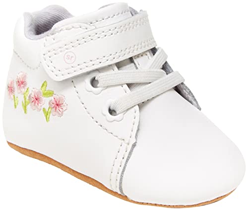 Stride Rite Baby Girls Pw-Emilia Crib Shoe, White, 1 Infant #TOP3
