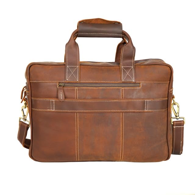 Full-Grain Leather Briefcases for, Laptop Briefcase For Men, Leather Bag, Leather Computer Bag For Men4