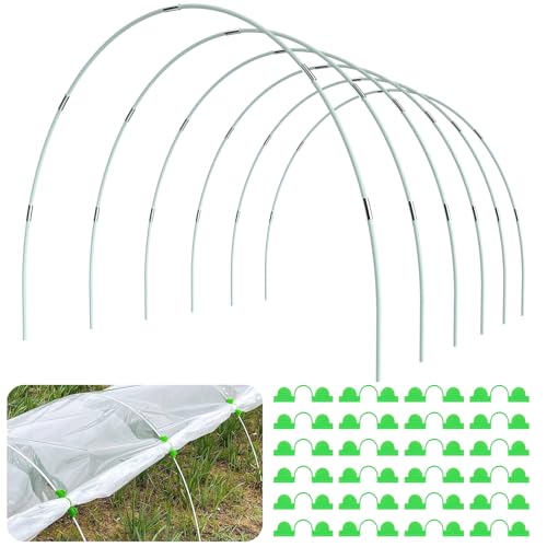 Greenhouse Hoops for Raised Beds 36pcs Fiberglass Garden Hoops Grow Tunnel