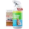 Bugmd enzyme cleaner odor eliminator for strong odor 32oz pet stain remover for carpet upholstery hardwood dog cat urine powerful deodorizer for home floors furniture carpet cleaning  urban country home decor